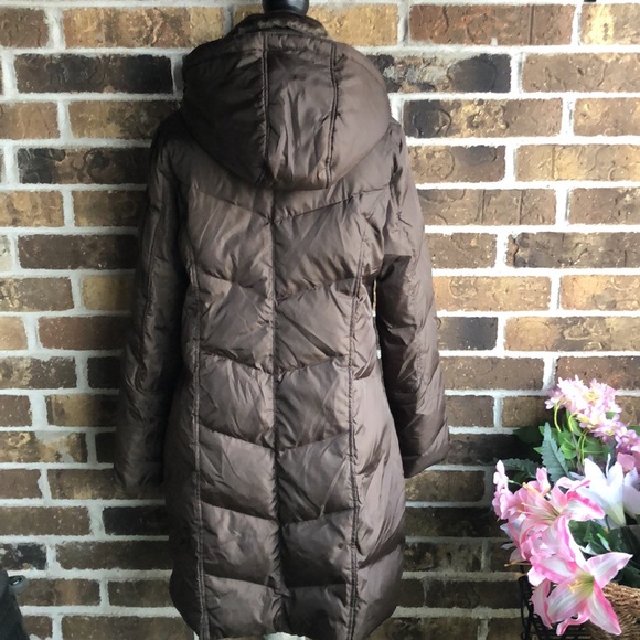 MICHAEL Michael Kors Down Feathers Jacket Detachable Collar & Hood - Picture 7 of 13